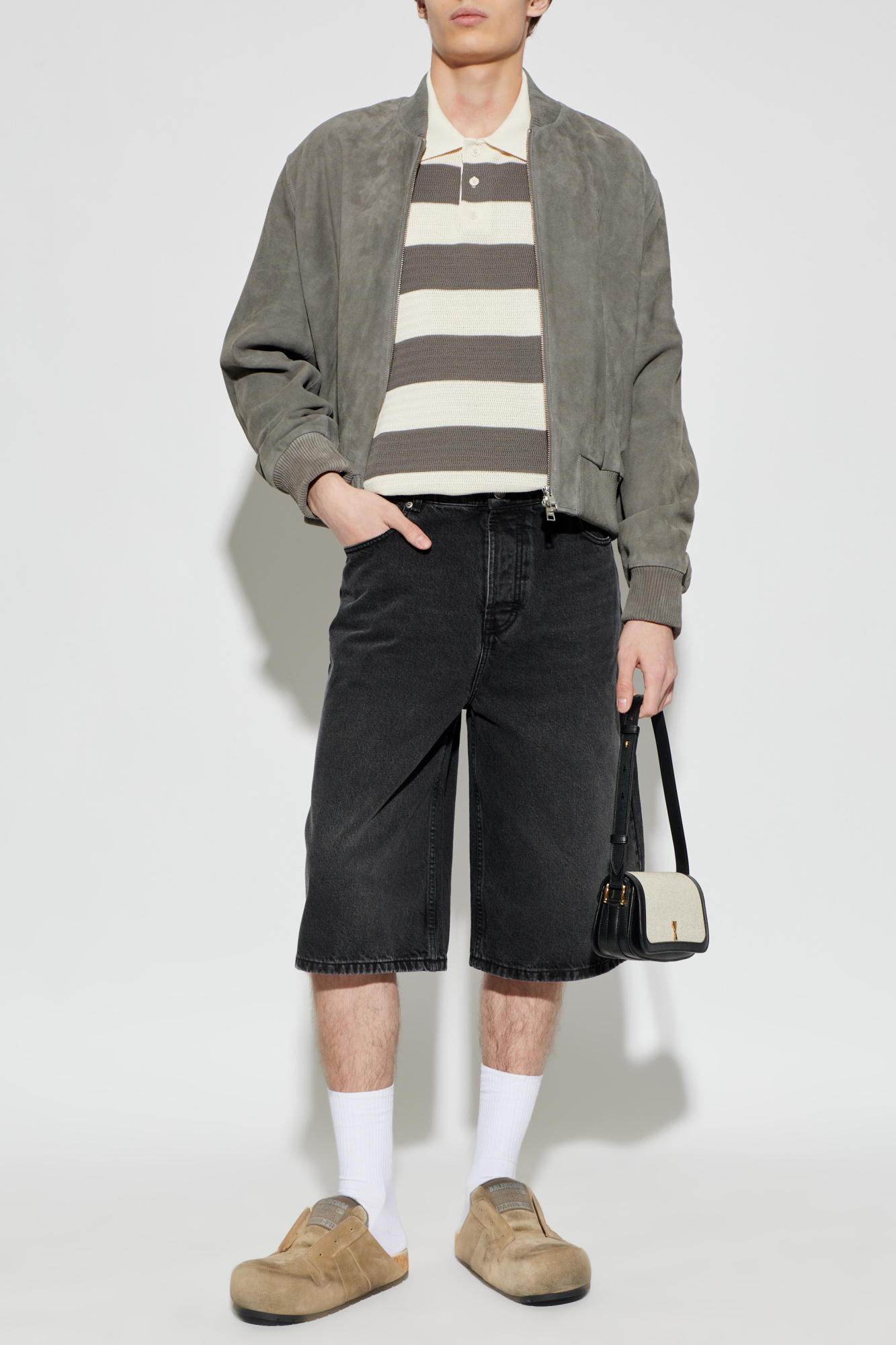 Ami Alexandre Mattiussi Denim shorts | Men's | Vitkac
